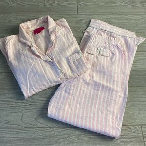 Victoria’s Secret • Flannel Striped Pajamas